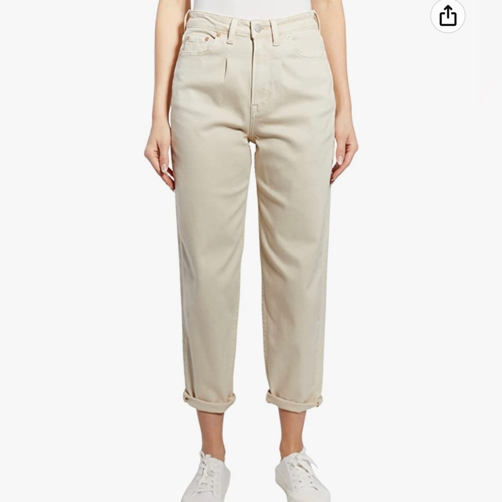 Oak New York Women High Rise Wide Leg Denim